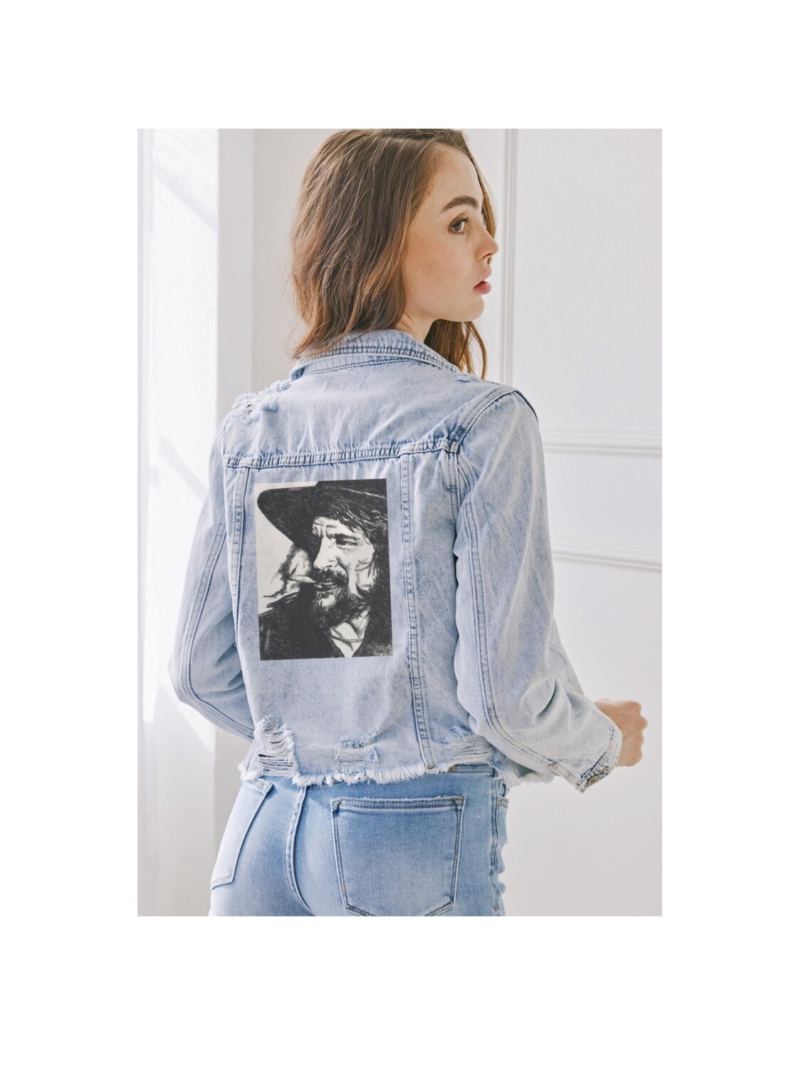 COUNTRY NO. 10 | DISTRESSED DENIM JACKET, Size: XS
