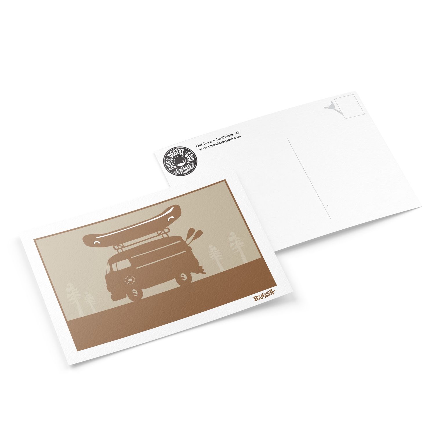 CATCH SAND RAFT BUS | 6&quot; x 9&quot; POSTCARD