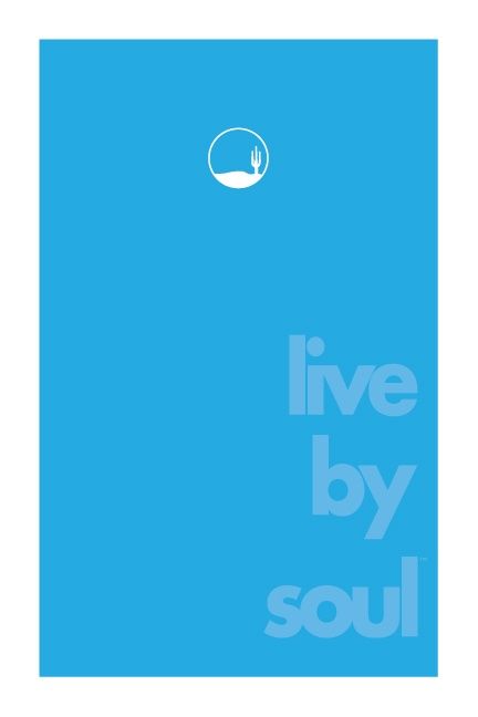 LIVE BY SOUL . DUNE CACTUS | 6&quot; x 9&quot; POSTCARD, COLOR: SKY BLUE