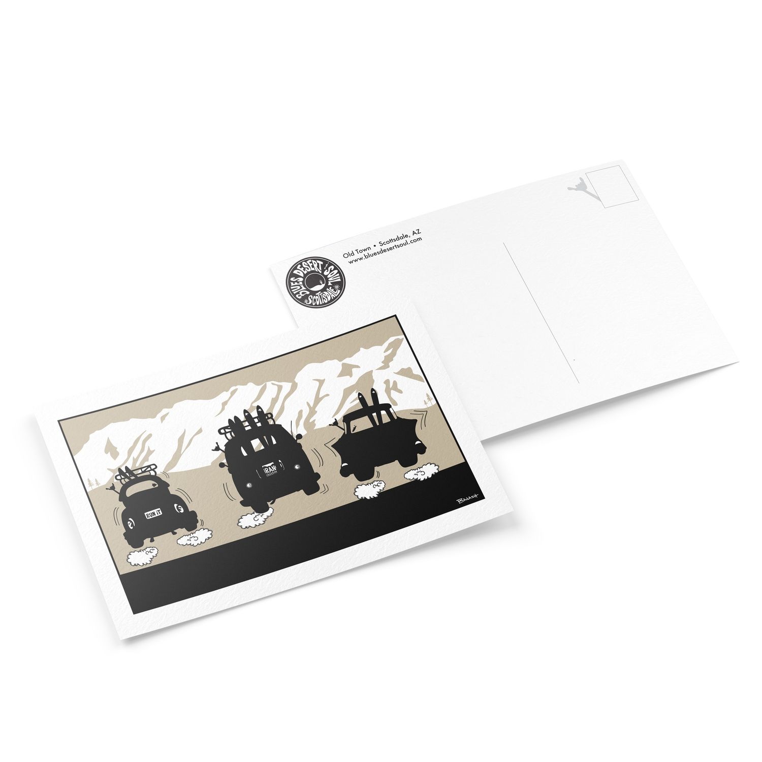 OPENING DAY SKI RIDES | 6&quot; x 9&quot; POSTCARD