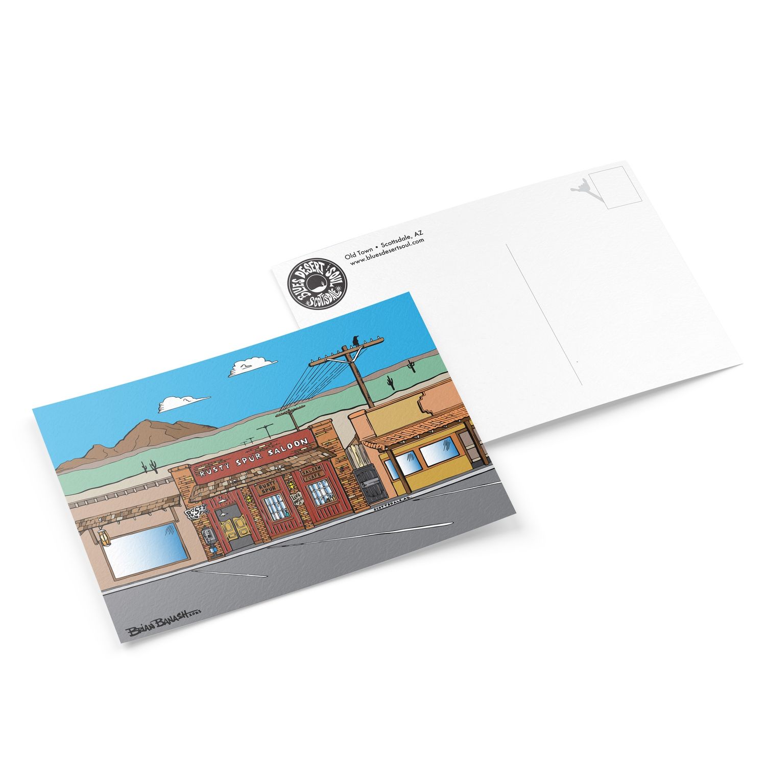 RUSTY SPUR SALOON | 6&quot; x 9&quot; POSTCARD