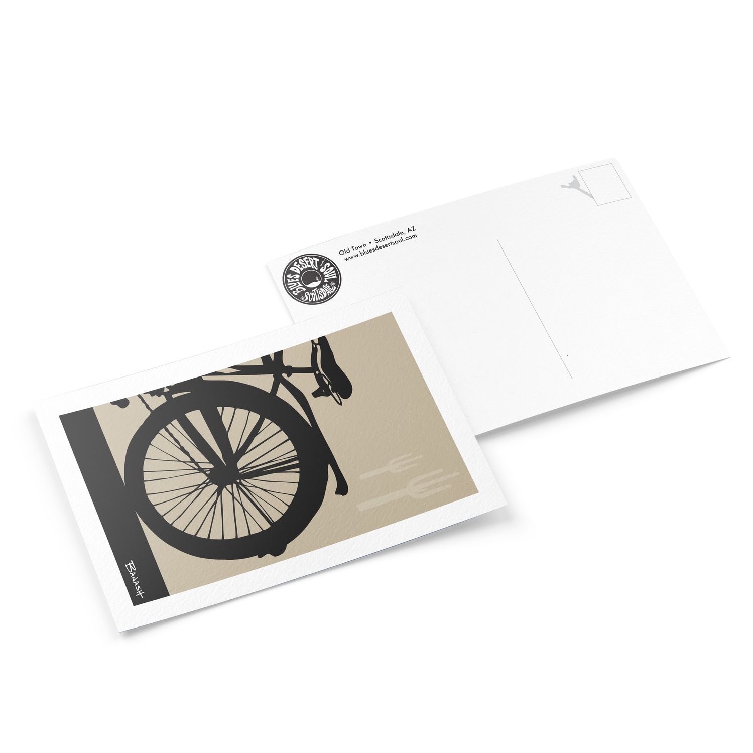 SCHWINN AUTOCYCLE . TAIL . CACTUS . COLOR SERIES | 6&quot; x 9&quot; POSTCARD
