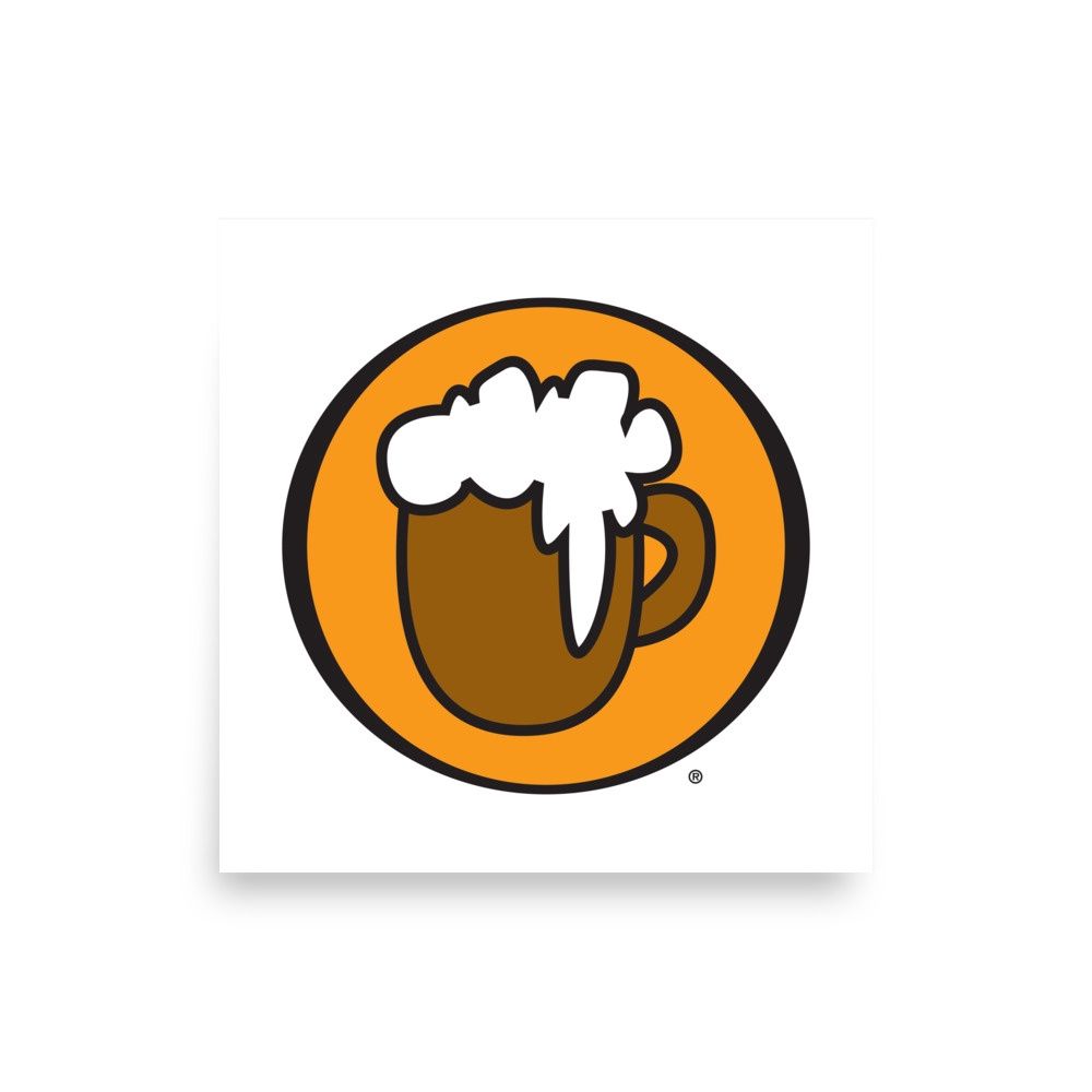 COL&#39; BEER CLASSIC LOGO . SERIES | POSTER PRINT | ILLUSTRATION | 1:1 RATIO