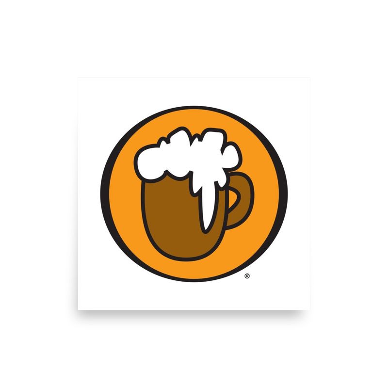 COL&#39; BEER CLASSIC LOGO . SERIES | POSTER PRINT | ILLUSTRATION | 1:1 RATIO