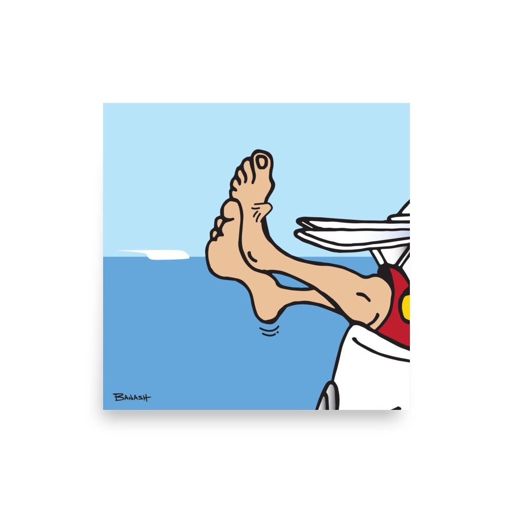 GREM 10 WAVE STOKE . GREM FEET | POSTER PRINT | ILLUSTRATION | 1:1 RATIO