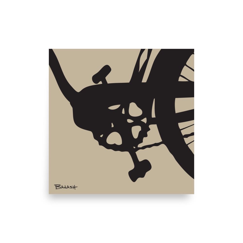 SCHWINN AUTOCYCLE . CRANK | POSTER PRINT | ILLUSTRATION | 1:1 RATIO