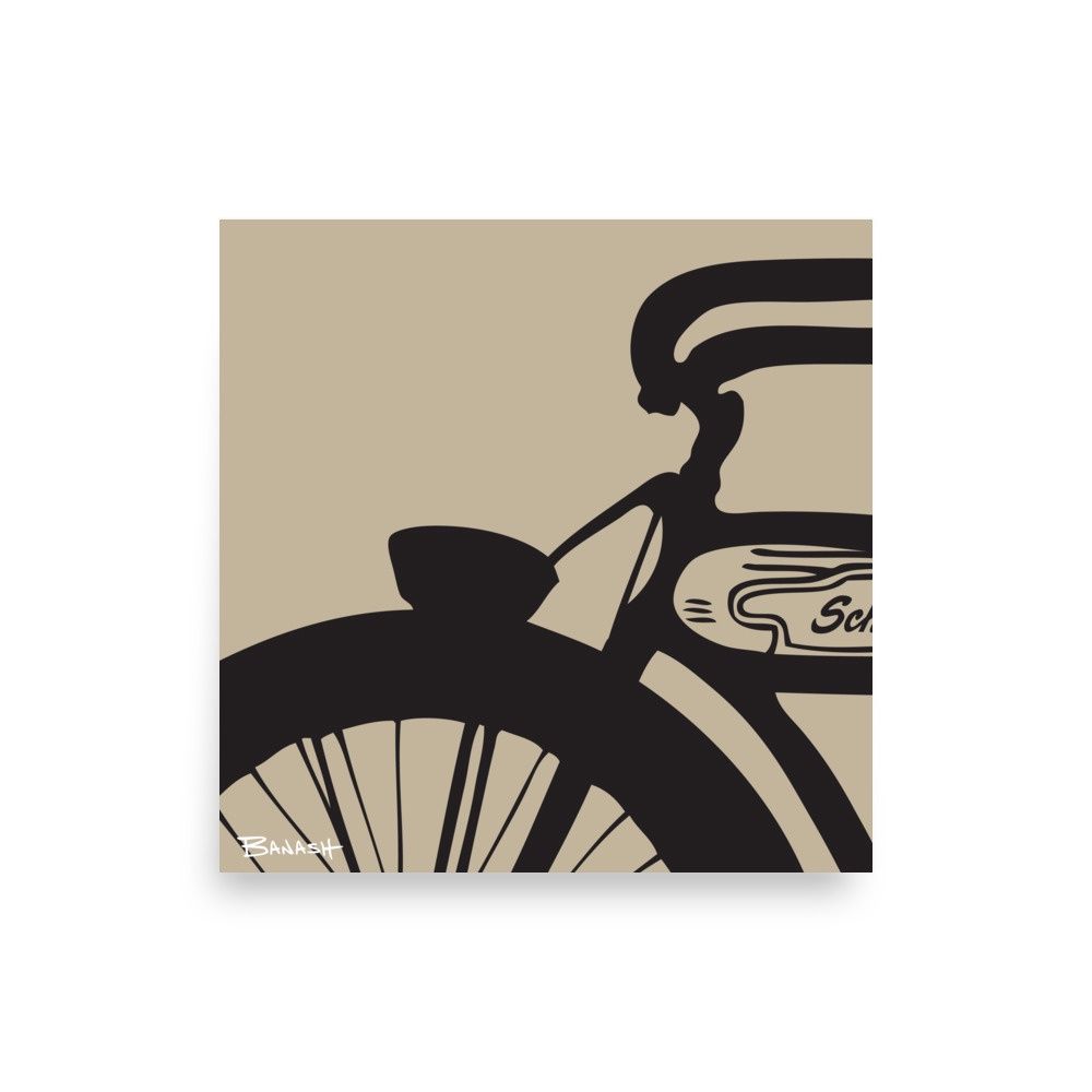 SCHWINN AUTOCYCLE . ROCKET RAY | POSTER PRINT | ILLUSTRATION | 1:1 RATIO