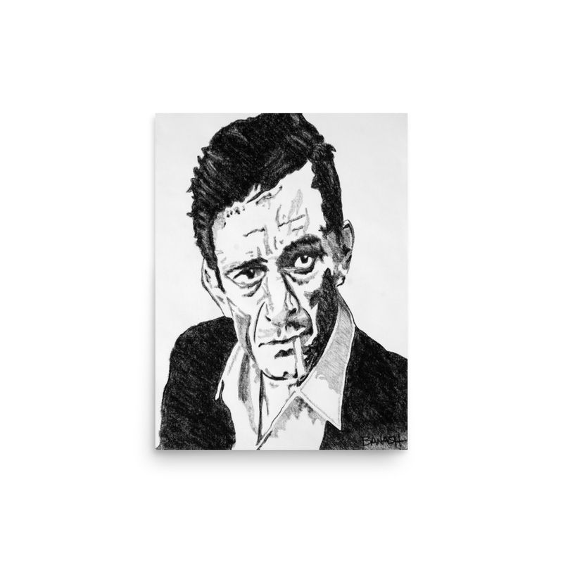 COUNTRY NO. 8 | POSTER PRINT | CHARCOAL | 3:4 RATIO