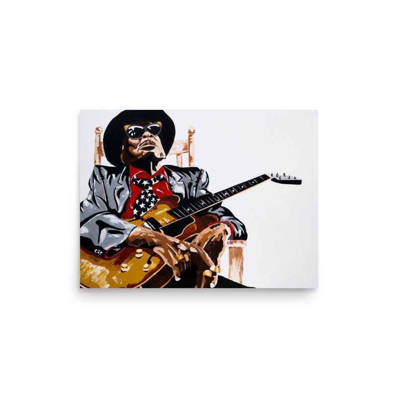 DELTA BLUES NO. 6 | POSTER PRINT | ACRYLIC PAINTING | 3:4 RATIO