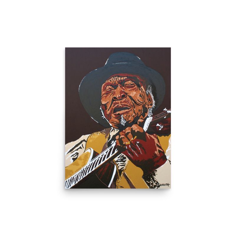 DELTA BLUES NO. 9 | POSTER PRINT | ACRYLIC PAINTING | 3:4 RATIO