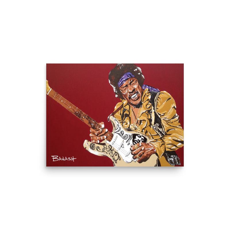 ELECTRIC BLUES NO. 10 | POSTER PRINT | ACRYLIC PAINTING | 3:4 RATIO