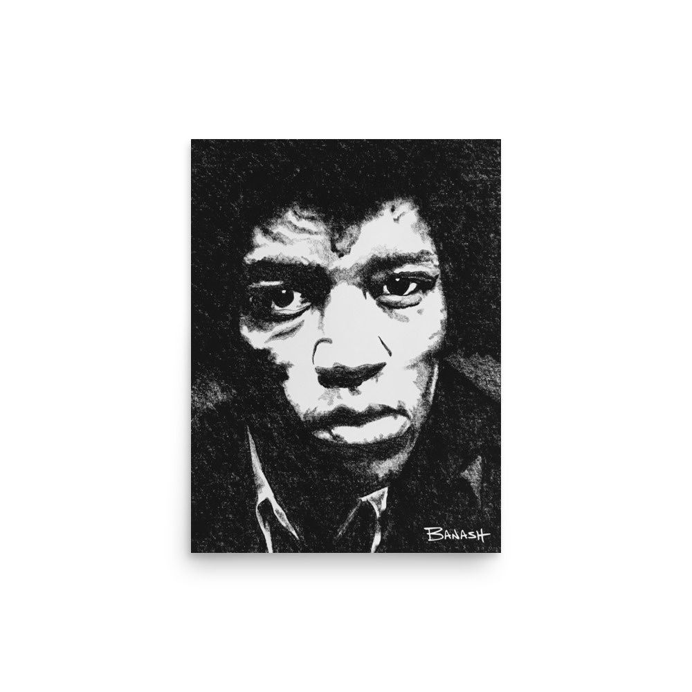 ELECTRIC BLUES NO. 11 | POSTER PRINT | CHARCOAL | 3:4 RATIO