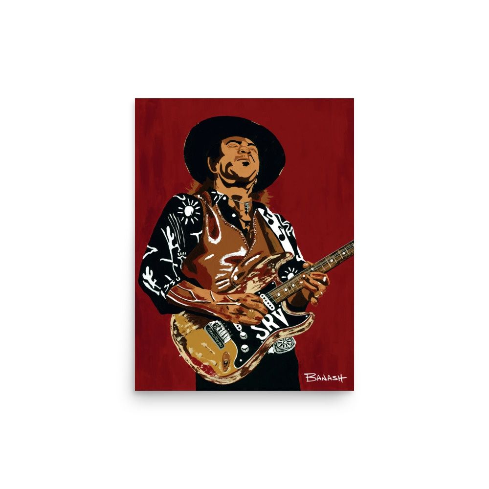 ELECTRIC BLUES NO. 14  | POSTER PRINT | ACRYLIC PAINTING | 3:4 RATIO