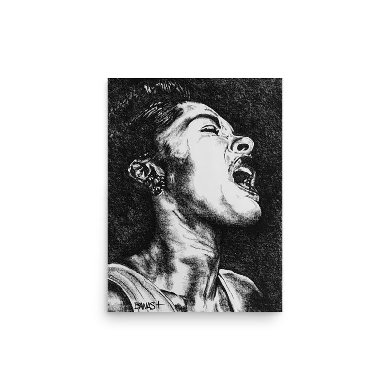 JAZZ NO. 10 | CHARCOAL | POSTER PRINT | 3:4 RATIO