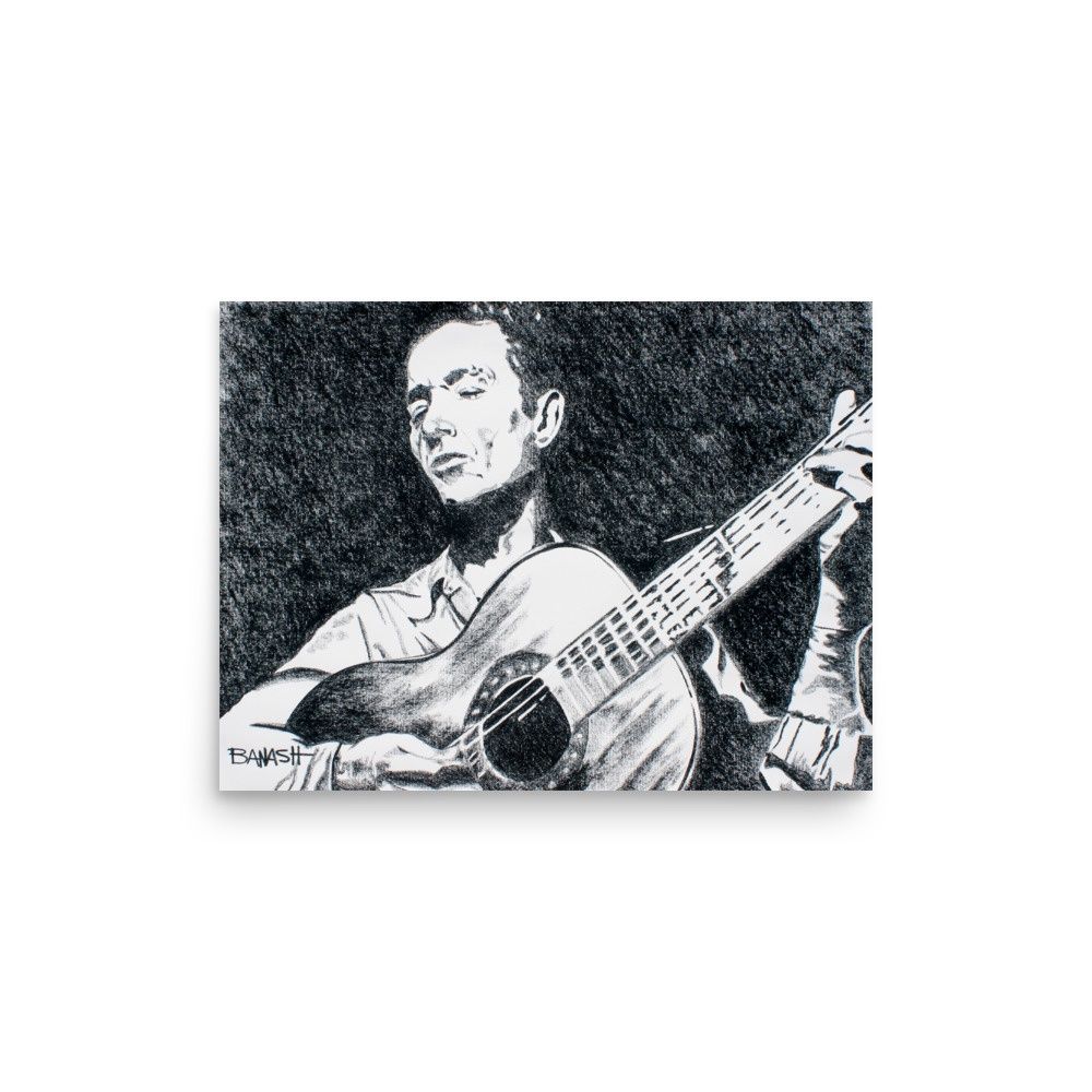 FOLK NO. 4 | POSTER PRINT | CHARCOAL | 3:4 RATIO