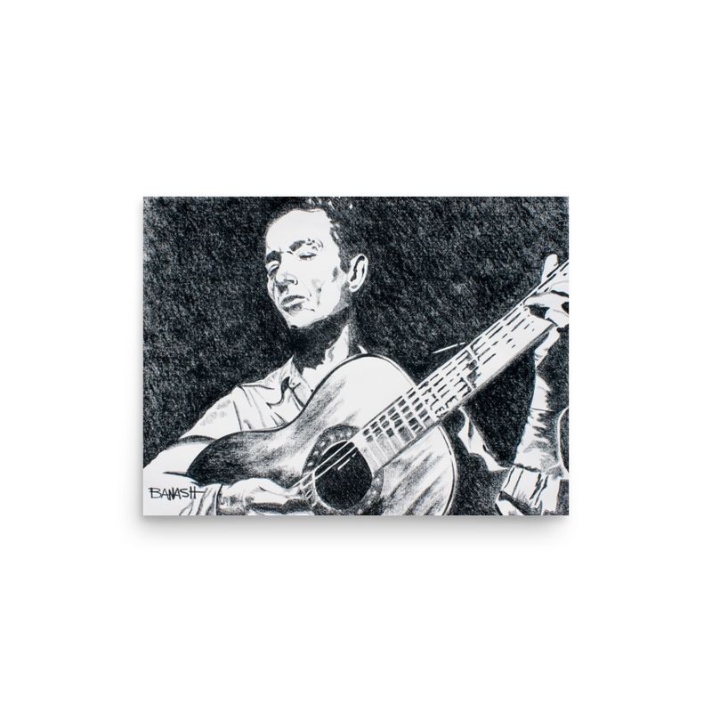 FOLK NO. 4 | POSTER PRINT | CHARCOAL | 3:4 RATIO