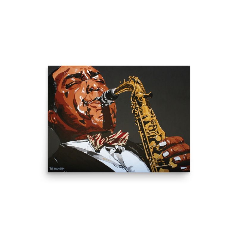 JAZZ NO. 9 | POSTER PRINT | ACRYLIC PAINTING | 3:4 RATIO
