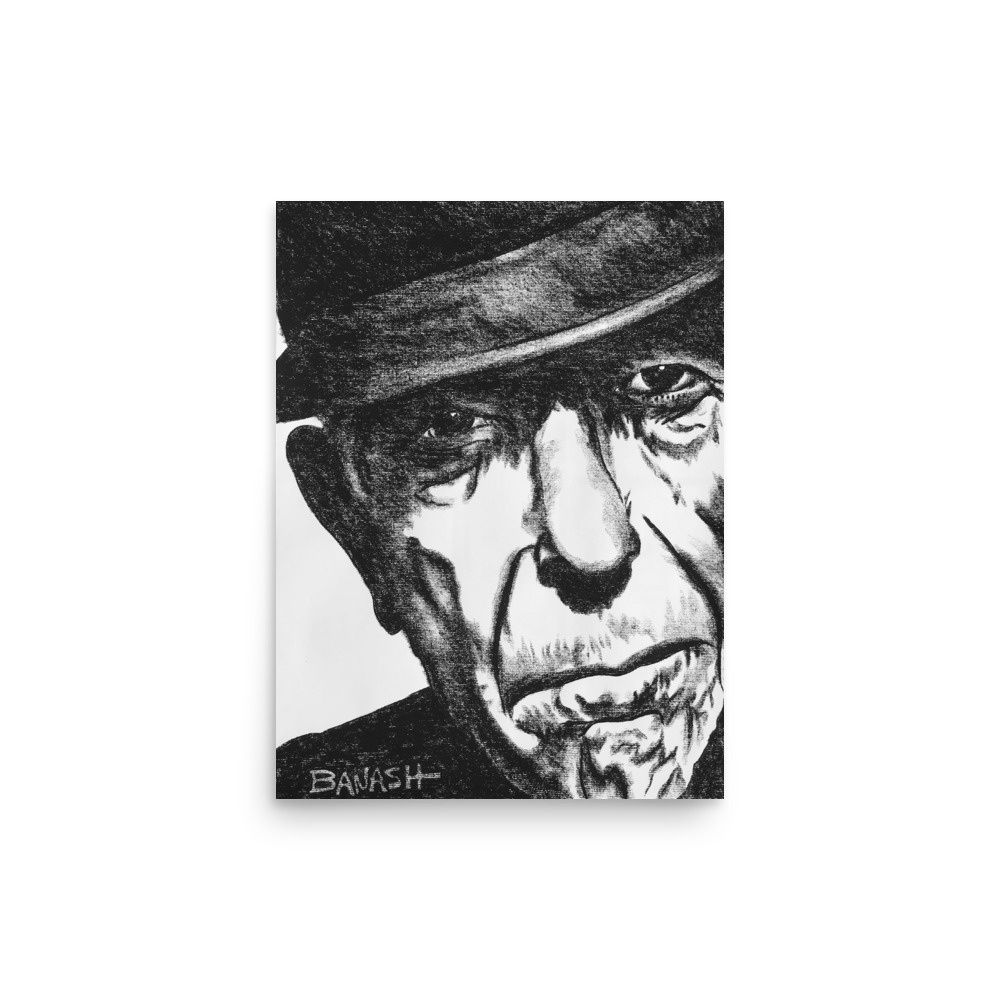 FOLK NO. 3 | POSTER PRINT | CHARCOAL | 3:4 RATIO