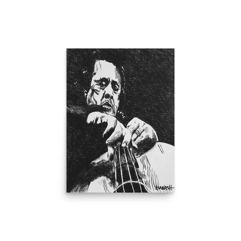 JAZZ NO. 2 | POSTER PRINT | CHARCOAL | 3:4 RATIO