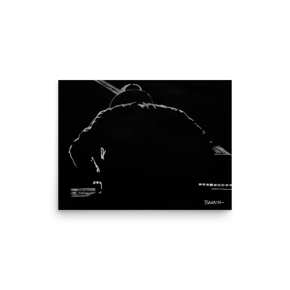 JAZZ NO. 5 | POSTER PRINT | CHARCOAL | 3:4 RATIO