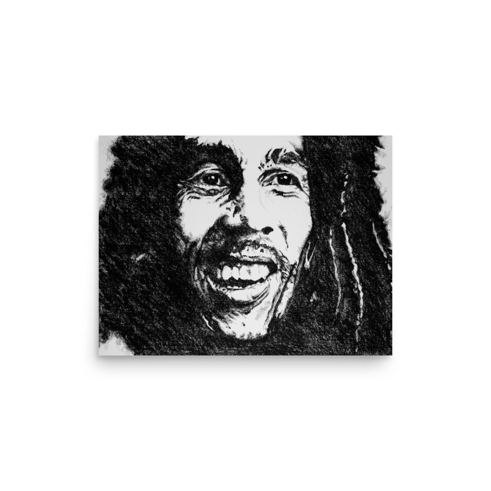 REGGAE NO. 4 | POSTER PRINT | CHARCOAL | 3:4 RATIO