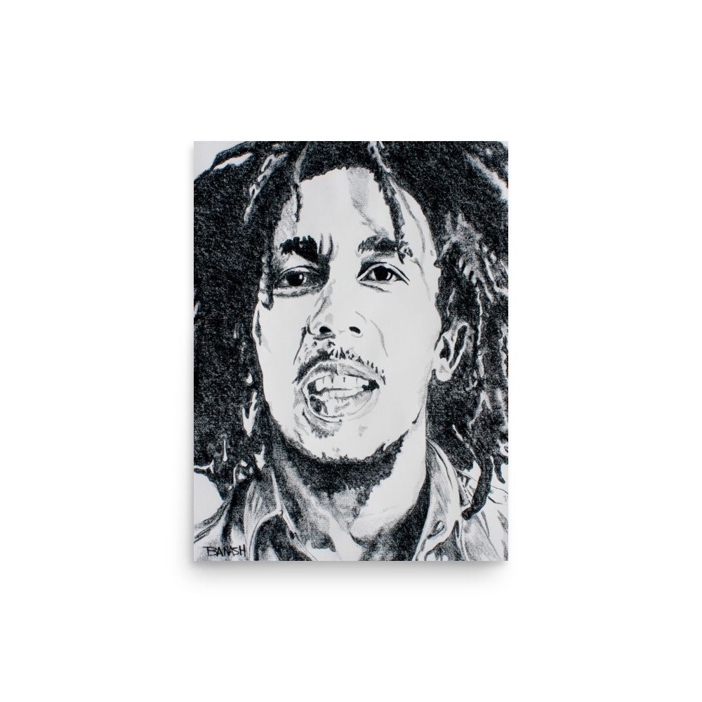 REGGAE NO. 5 | POSTER PRINT | CHARCOAL | 3:4 RATIO