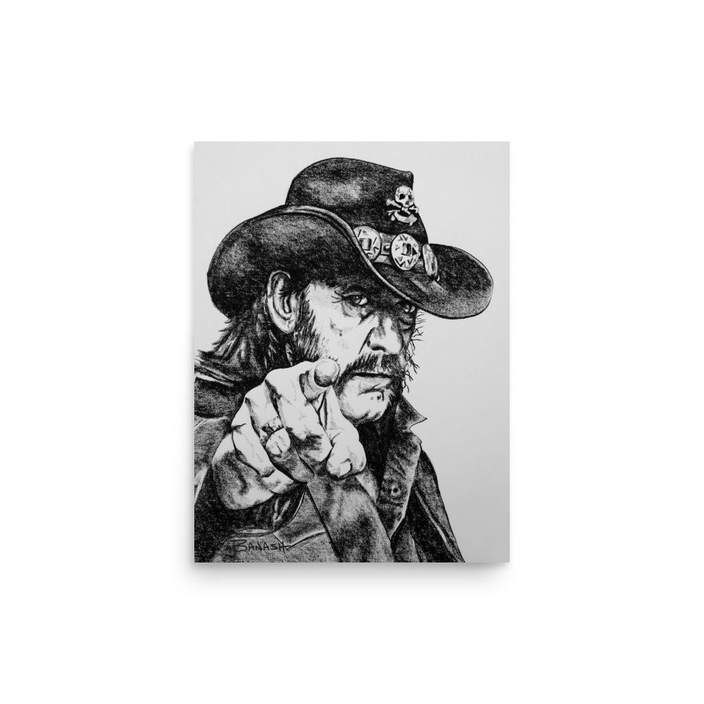ROCK METAL NO. 1 | POSTER PRINT | CHARCOAL | 3:4 RATIO