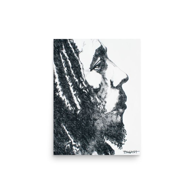 REGGAE NO. 6 | POSTER PRINT | CHARCOAL | 3:4 RATIO
