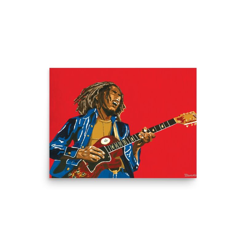 REGGAE NO. 1| POSTER PRINT | ACRYLIC PAINTING | 3:4 RATIO