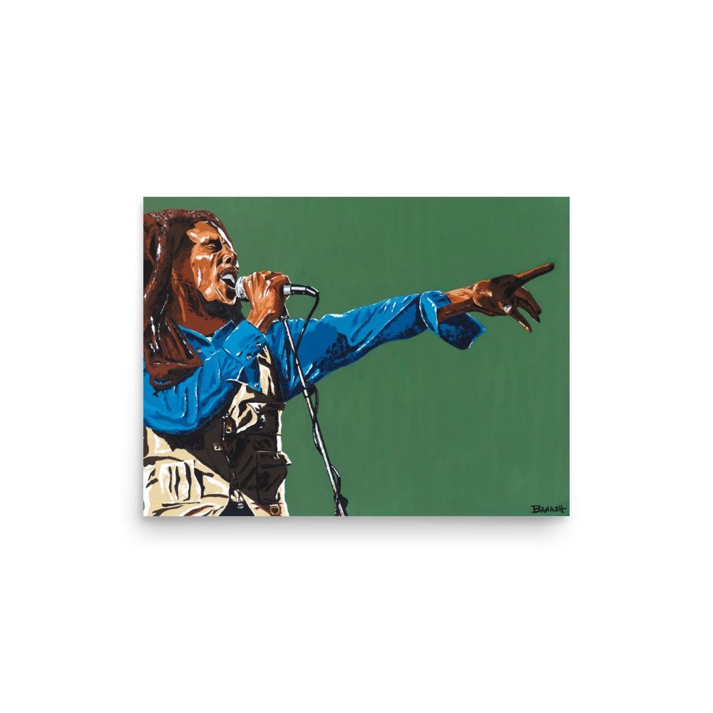 REGGAE NO. 2 | POSTER PRINT | ACRYLIC PAINTING | 3:4 RATIO