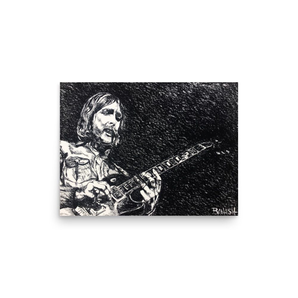 ROCK N&#39; ROLL NO. 11 | POSTER PRINT | CHARCOAL | 3:4 RATIO