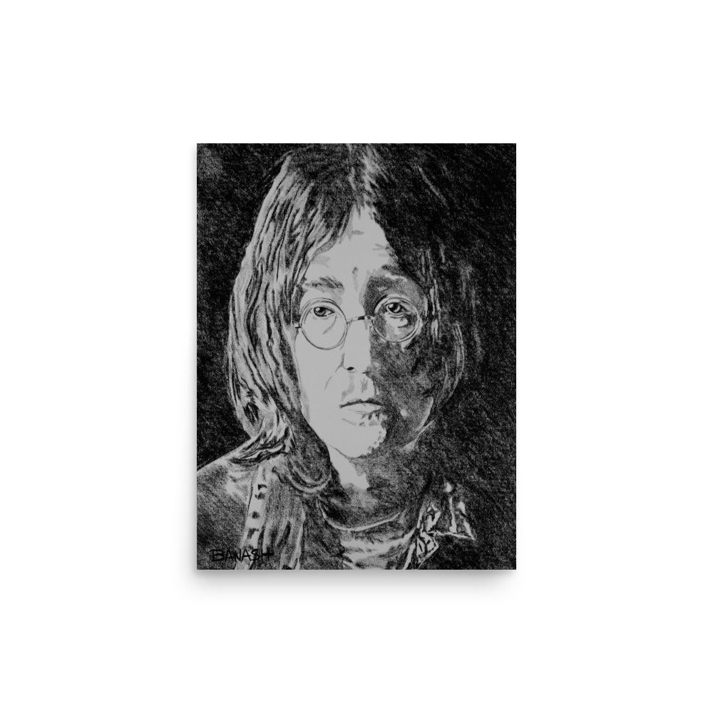 ROCK N&#39; ROLL NO. 13 | POSTER PRINT | CHARCOAL | 3:4 RATIO