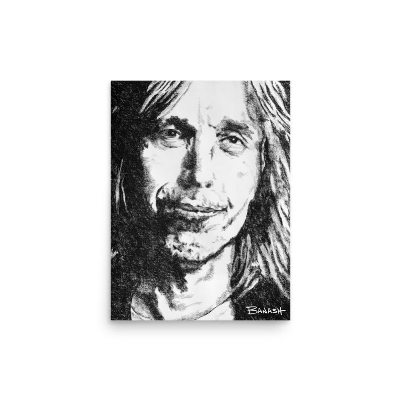 ROCK N&#39; ROLL NO. 4 | POSTER PRINT | CHARCOAL | 3:4 RATIO