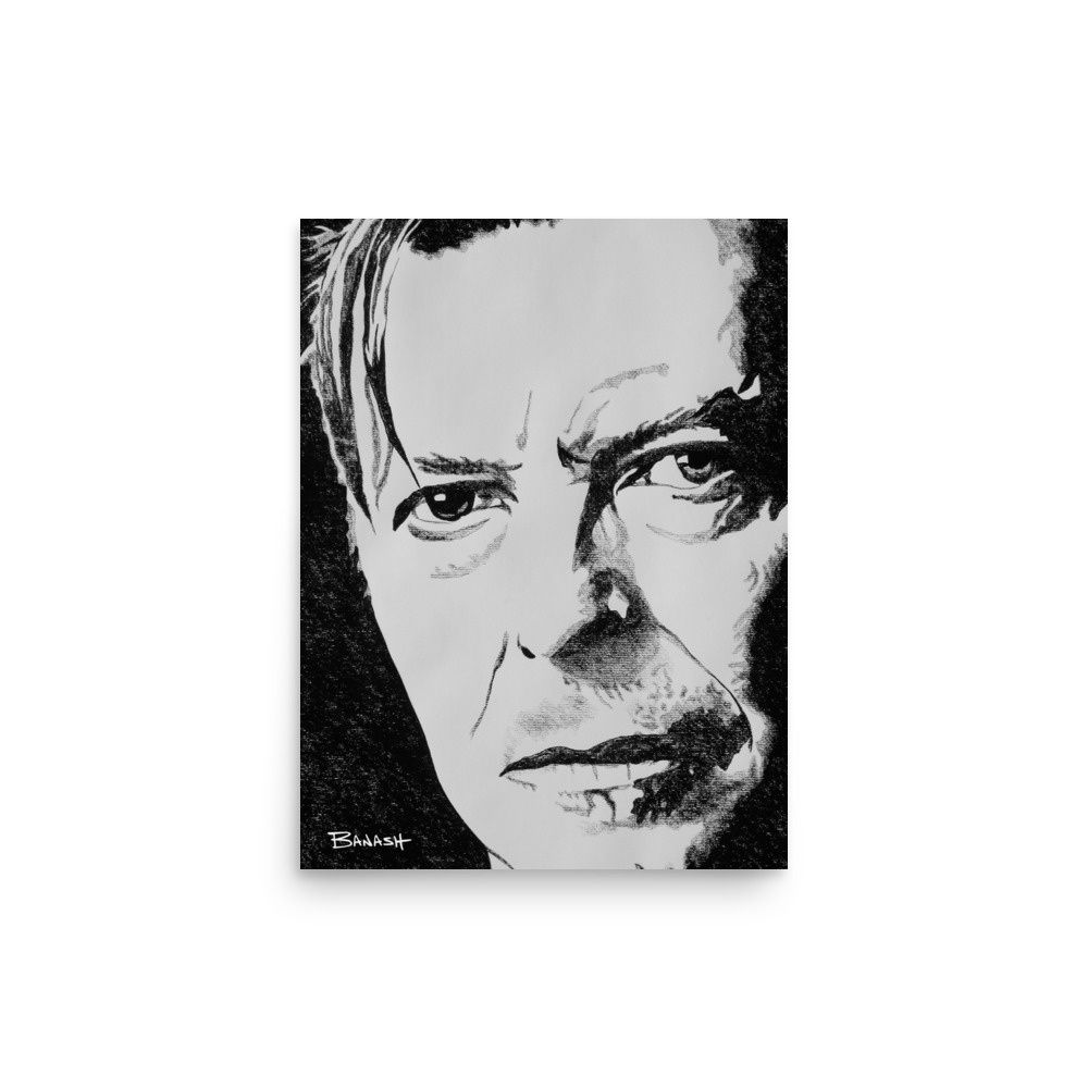 ROCK N&#39; ROLL NO. 7 | POSTER PRINT | CHARCOAL | 3:4 RATIO