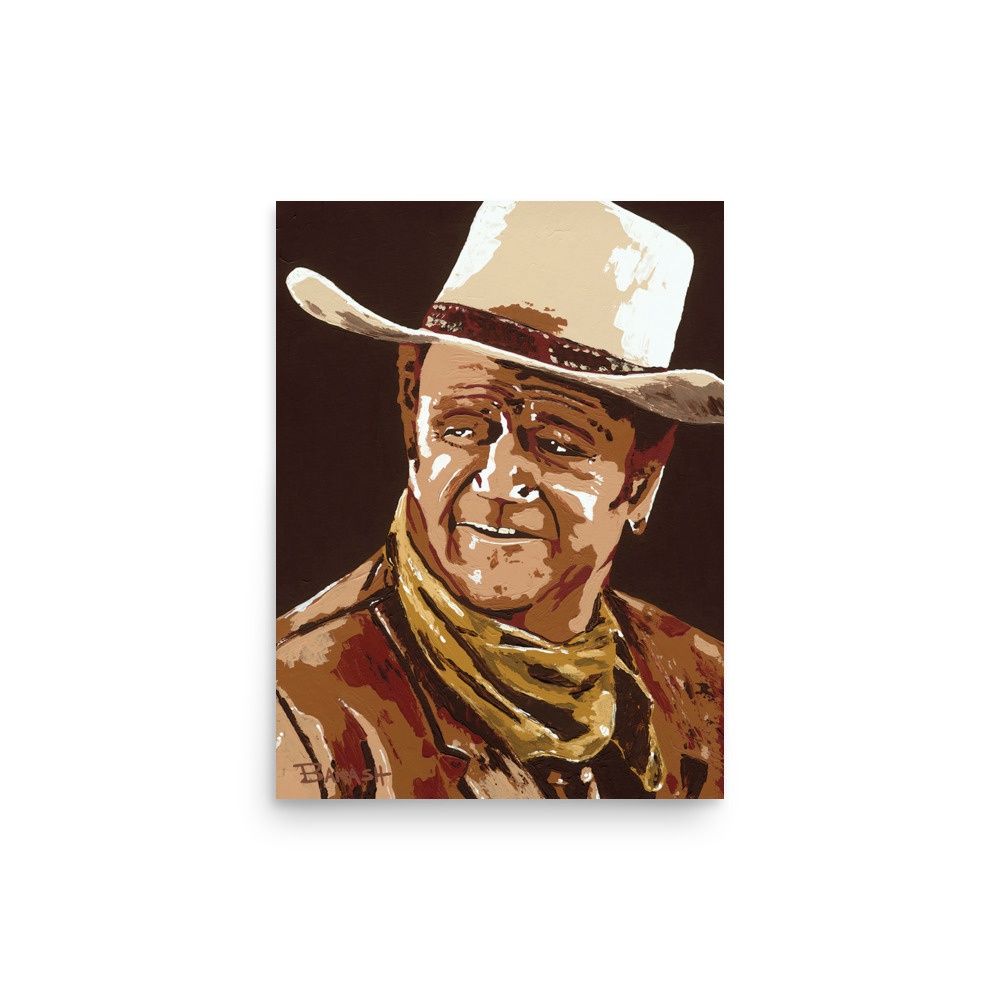 TRUE GRIT | POSTER PRINT | ACRYLIC PAINTING | 3:4 RATIO