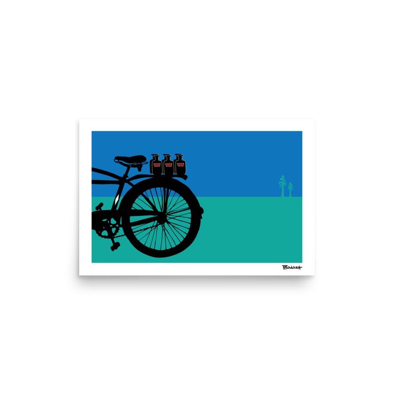 BEER RUN | POSTER PRINT | ILLUSTRATION | LIFESTYLE | 2:3 RATIO