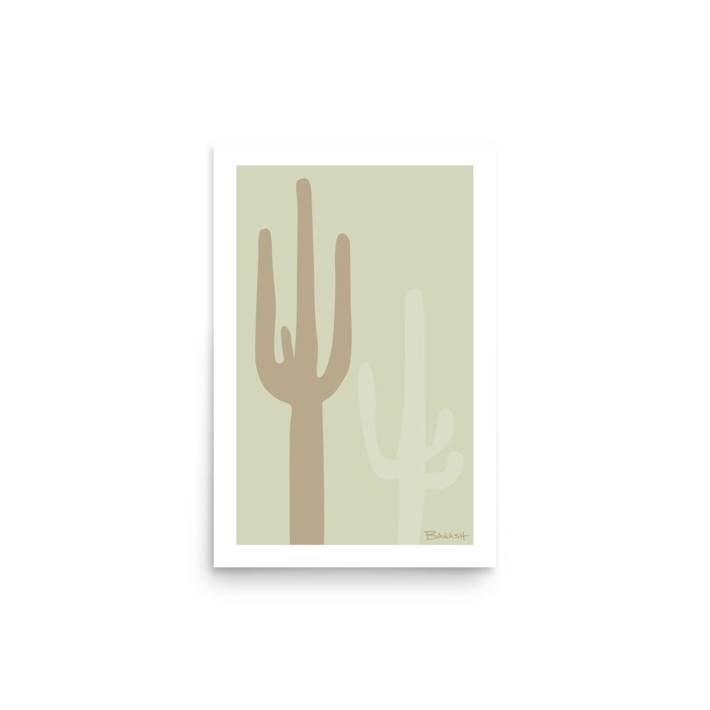 CACTUS . DRIFTWOOD | POSTER PRINT | ILLUSTRATION | 2:3 RATIO