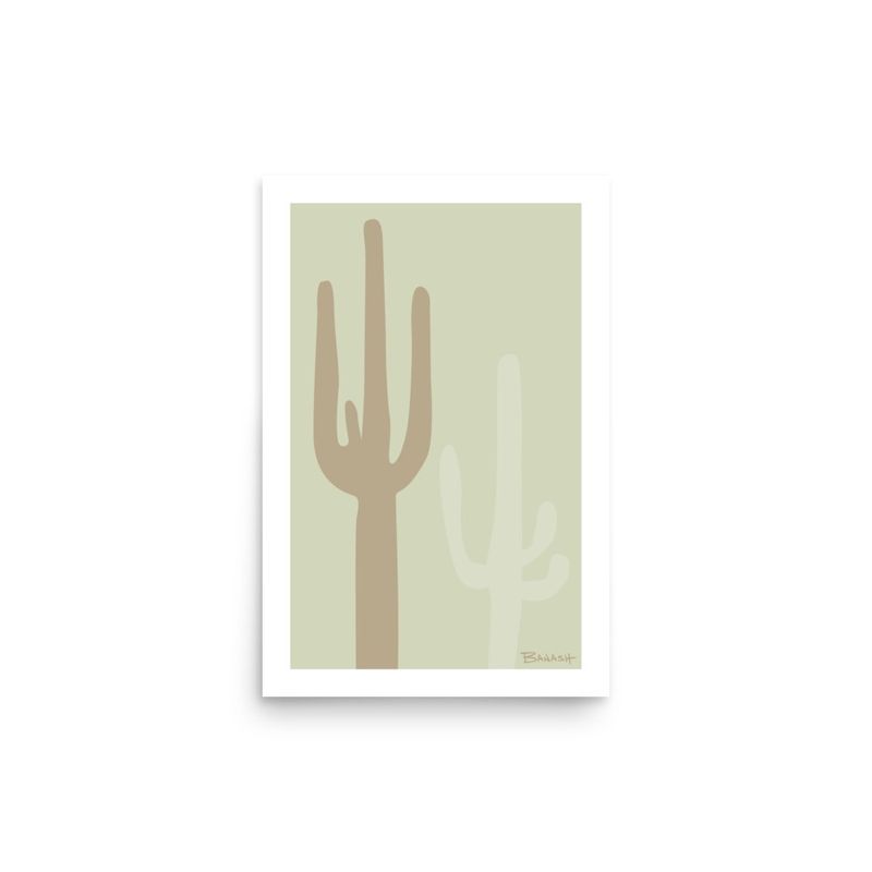 CACTUS . DRIFTWOOD | POSTER PRINT | ILLUSTRATION | 2:3 RATIO