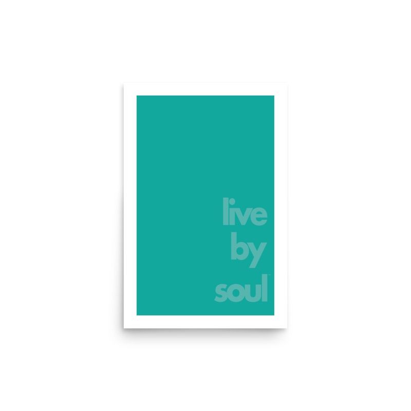 LIVE BY SOUL . COLOR SERIES | POSTER PRINT | ILLUSTRATION | 2:3 RATIO