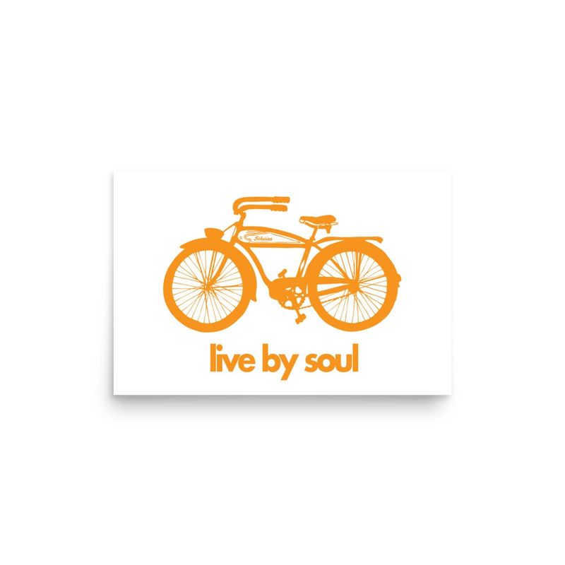 LIVE BY SOUL AUTOCYCLE | POSTER PRINT | ILLUSTRATION | 2:3 RATIO