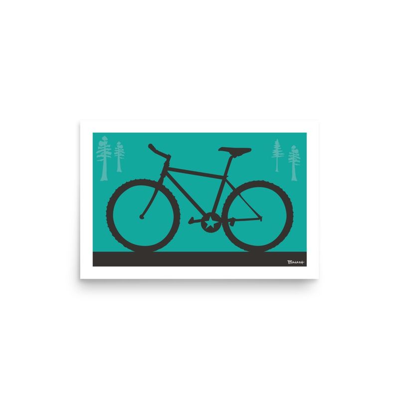 MOUNTAIN BIKE . COLOR SERIES | POSTER PRINT | ILLUSTRATION | LIFESTYLE | 2:3 RATIO