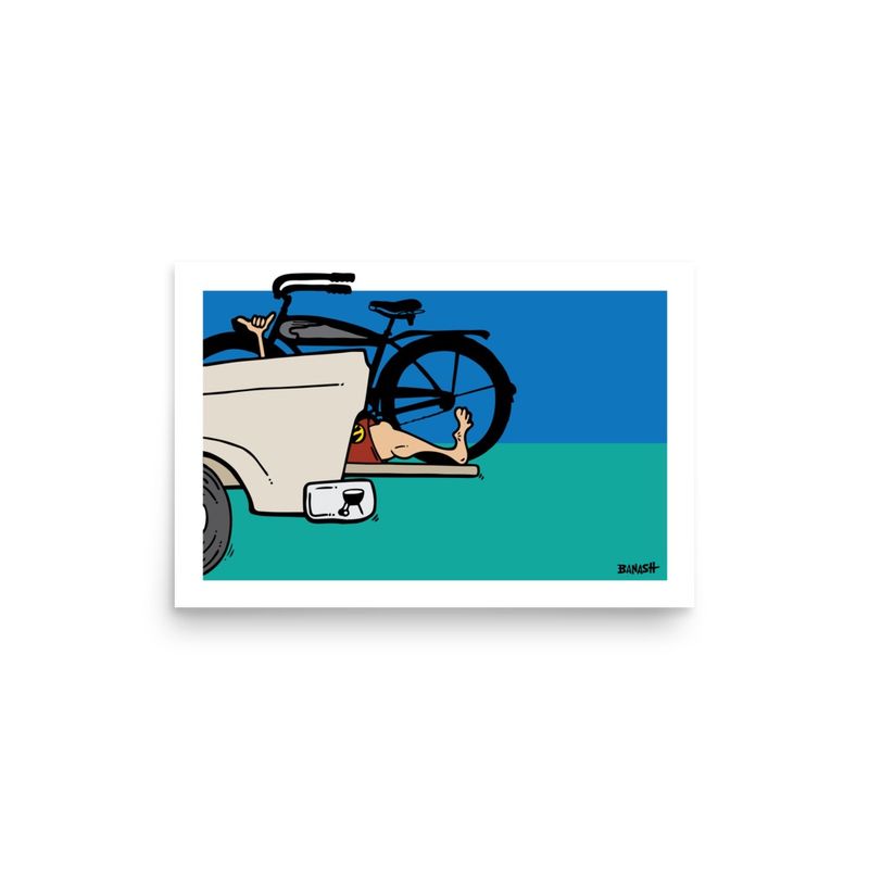 TAILGATE . CRUISER GREM | POSTER PRINT | ILLUSTRATION | LIFESTYLE | 2:3 RATIO