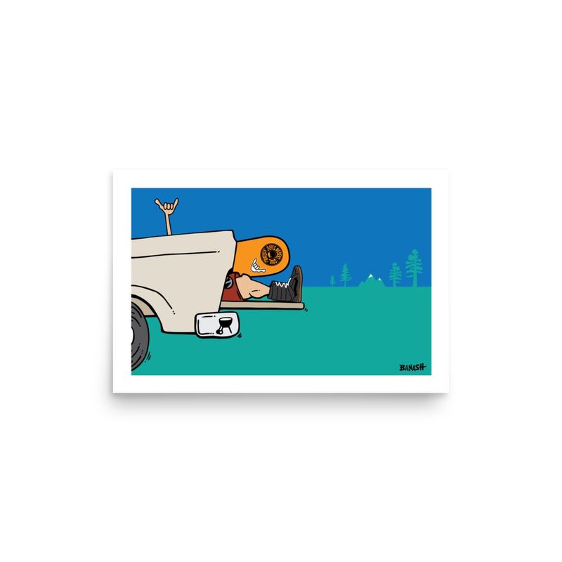 TAILGATE . SNOWBOARD GREM | POSTER PRINT | ILLUSTRATION | LIFESTYLE | 2:3 RATIO