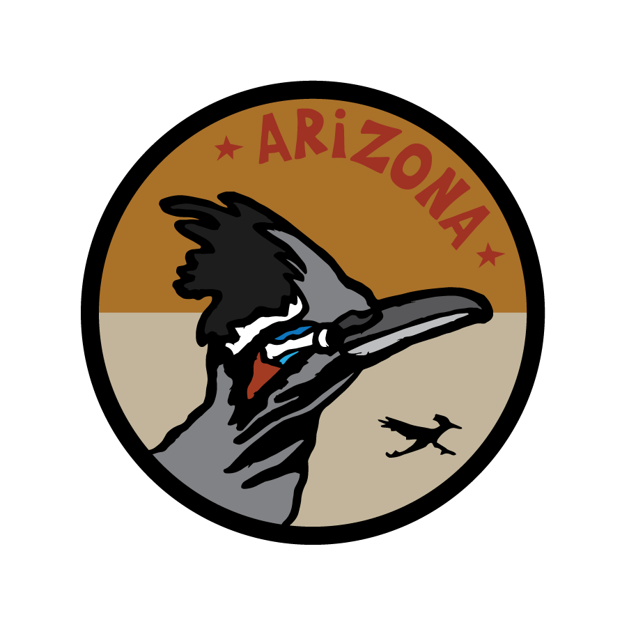 ROAD RUNNER . ARIZONA | ROUND PATCH