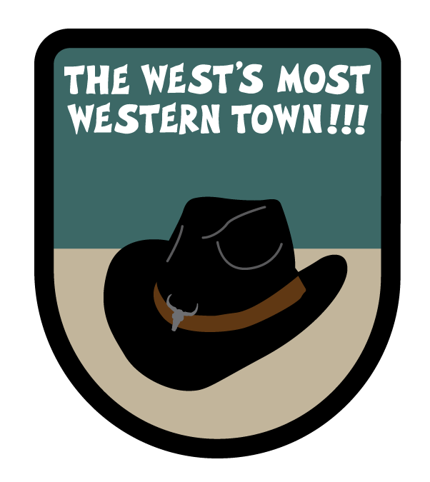 WESTERN TOWN . COWBOY HAT | BADGE PATCH