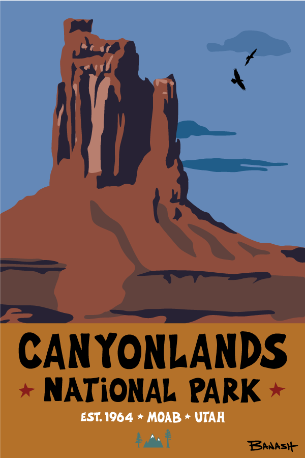 CANYONLANDS NATIONAL PARK | RECTANGLE MAGNET