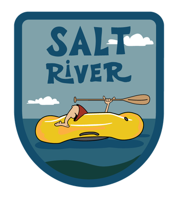 SALT RIVER . RAFT GREM | BADGE STICKER