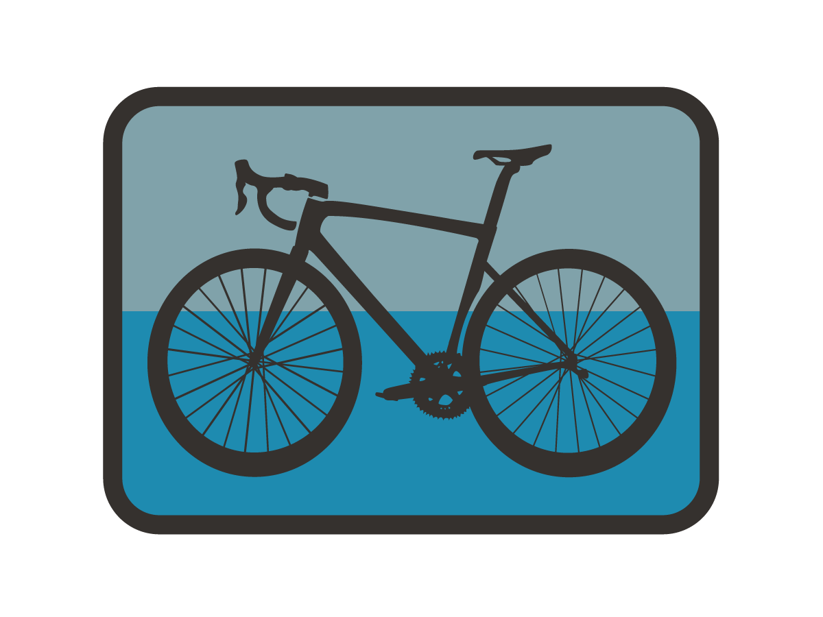 ROAD BIKE | RECTANGLE MAGNET