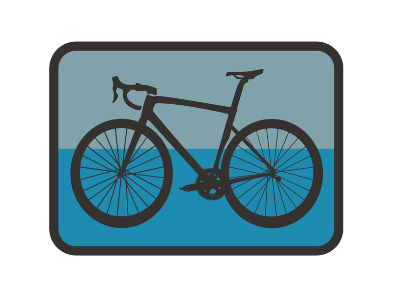 ROAD BIKE | RECTANGLE MAGNET