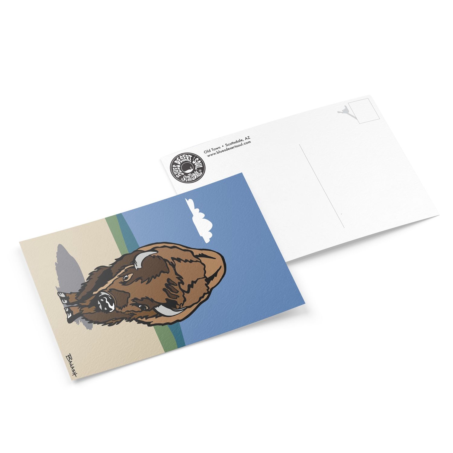 BISON PLAINS | 6&quot; x 9&quot; POSTCARD